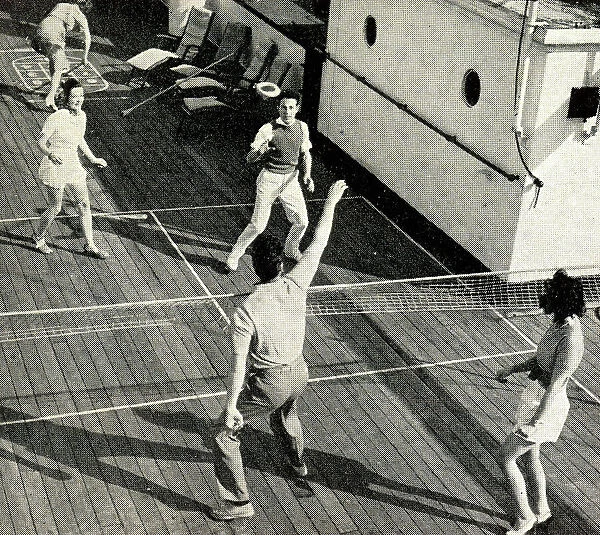 Deck Sports, Cunard White Star, First Class