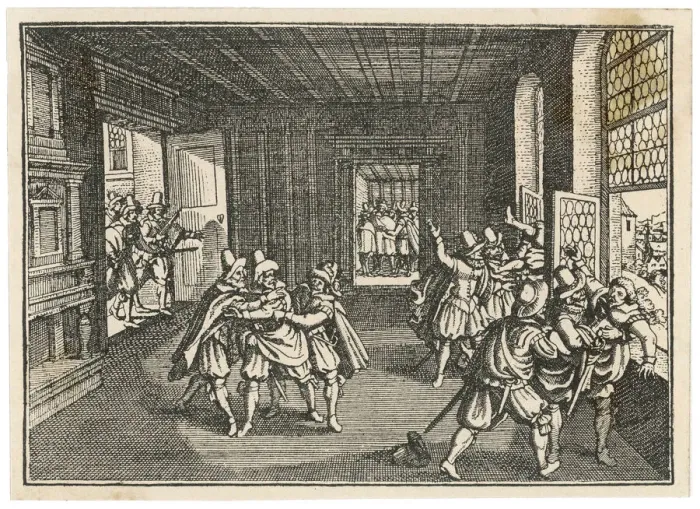 Framed Print : The Defenestration of Prague Print Framed Print : The Defenestration of Prague Print