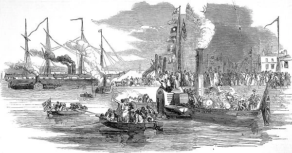 Departure of the Great Britain from Liverpool, 1852