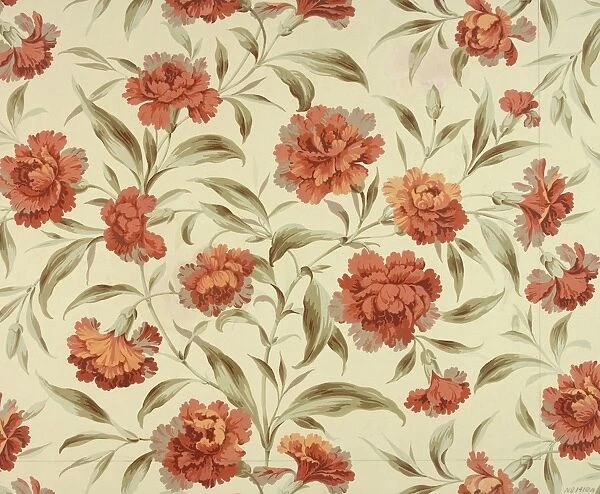 Design for Wallpaper with flowers