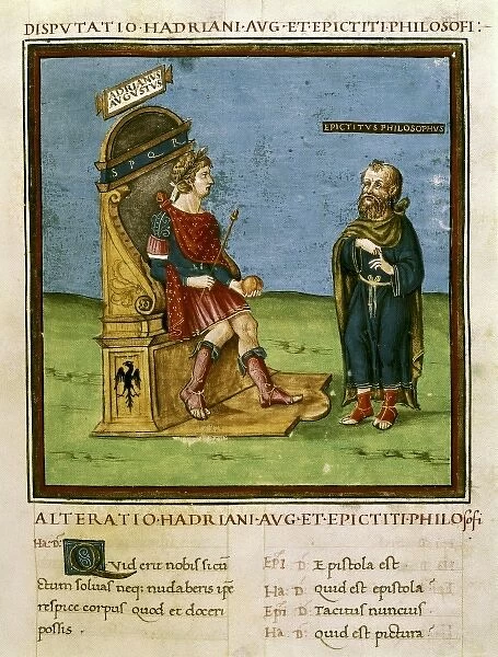 Dispute between the Emperor Adrian and Epictetus