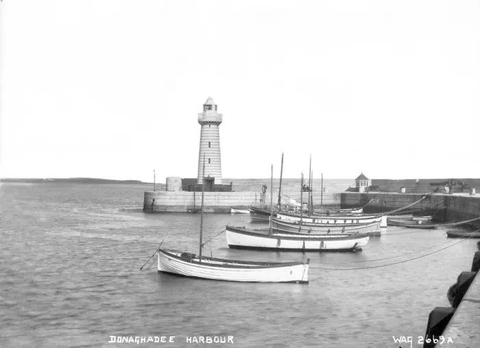 Framed Print : Donaghadee Harbour Print - Early 1900s, Northern Ireland Framed Print : Donaghadee Harbour Print - Early 1900s, Northern Ireland