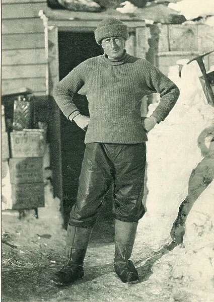 Dr Wilson at the Antarctic