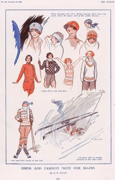 Dress And Fashion Note For Skiiers, by A. E. Bestall