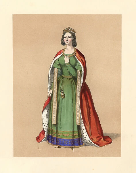 Dress of the reign of Edward III, 1327-1377