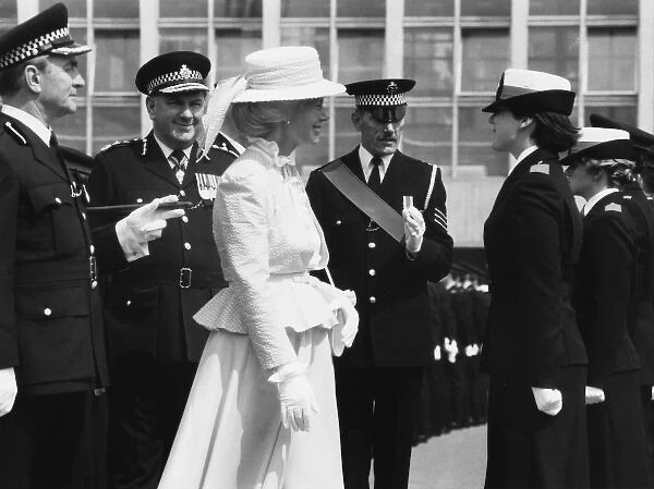 Duchess of Gloucester at Met Police cadets parade