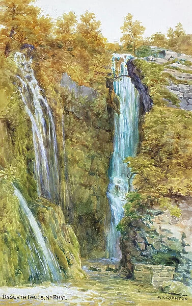 Dyserth Falls, near Rhyl, North Wales