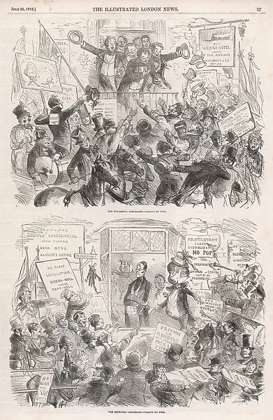 Elections of 1852 by Phiz