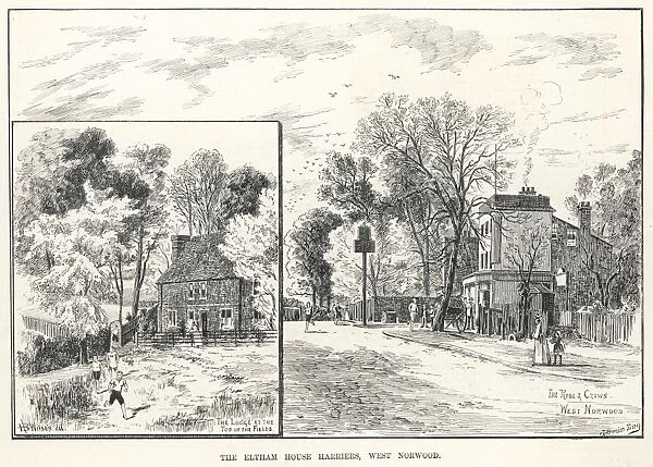 Eltham House Harriers in West Norwood, London, 1887