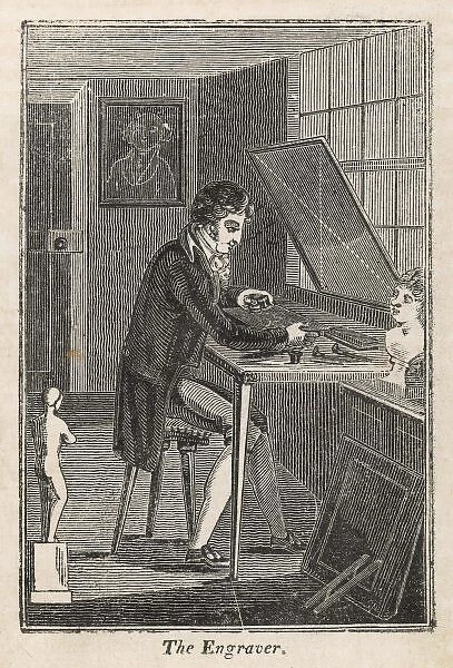 Engraver in Studio 1827
