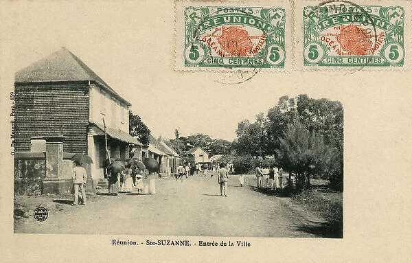 Entrance to the Village of Sainte-Suzanne, Reunion
