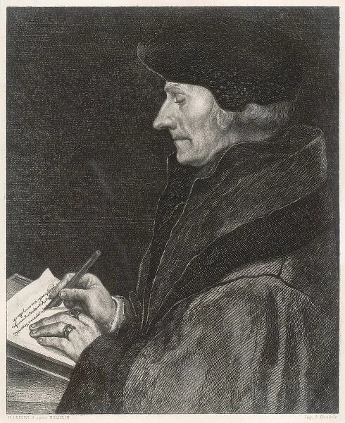 Erasmus  /  Holbein  /  Quantin