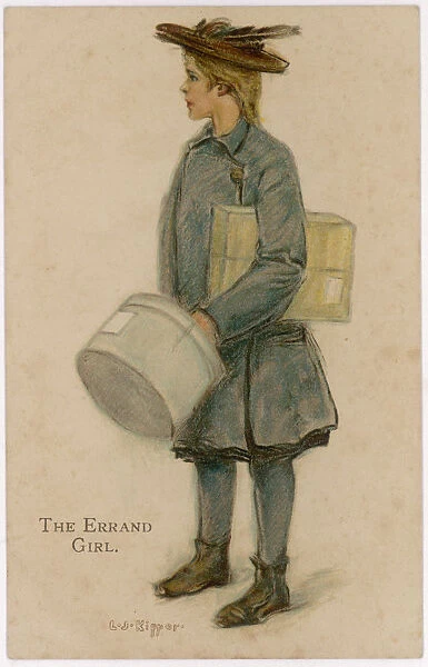 Errand Girl - circa 1905