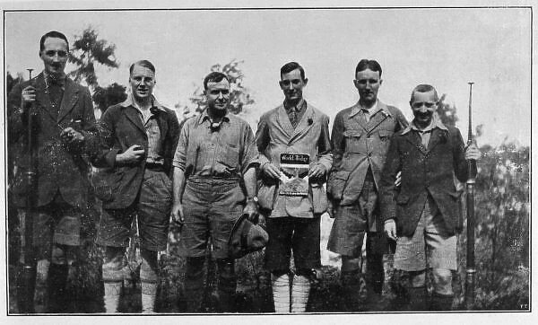 Everest 1924 Group. 1924 EVEREST EXPEDITION Colonel Norton, the leader (3rd
