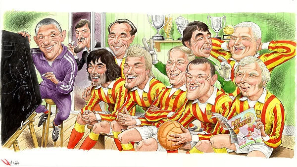 Famous Footballers. Gary Lineker, Jimmy Hill, George Best