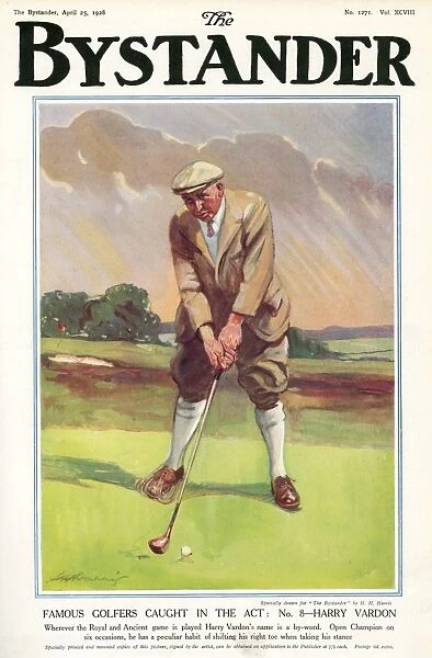 Famous Golfers Caught In The Act. No. 8. Harry Vardon