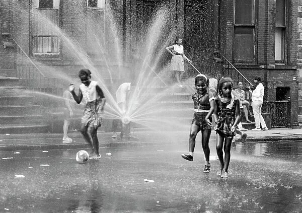Fire Hydrant Street Play NYC 1969
