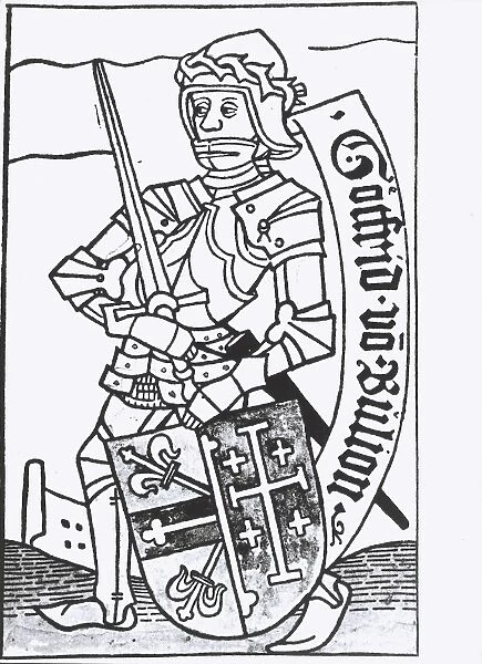 First Crusade (1096-1099). Godfrey of Bouillon