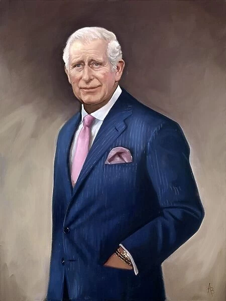 First Portrait of King Charles III