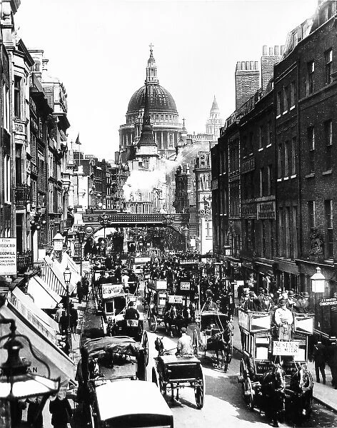 Fleet Street, London, c. 1880