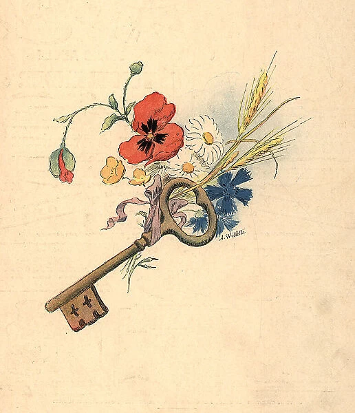 Flowers and Key