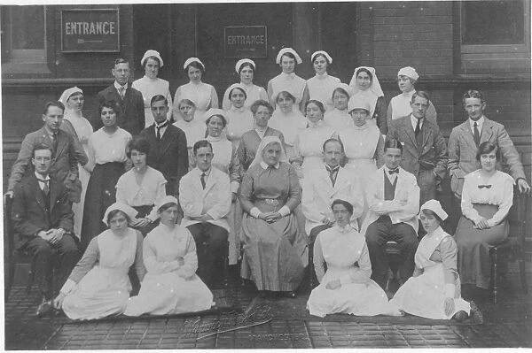 Formal group of doctors, nurses, possible clerical staff