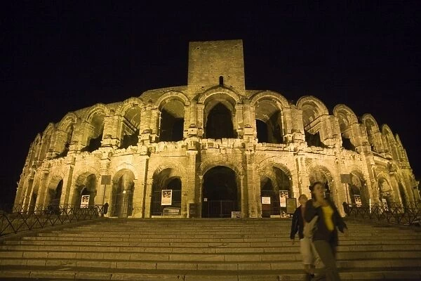 FRANCE. Arles. Roman amphitheatre. Roman amphitheatre