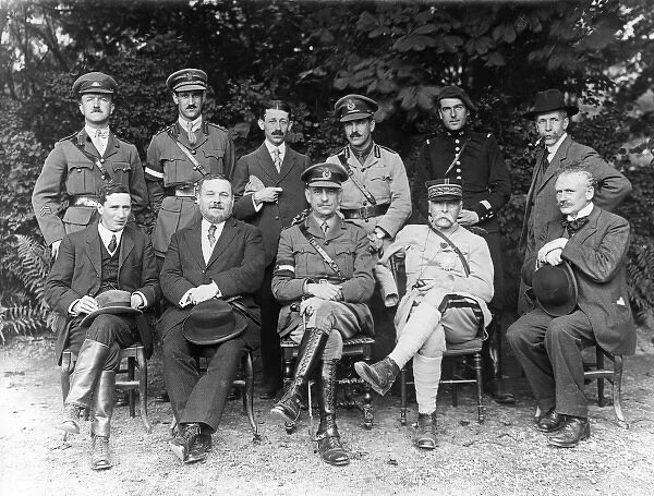 Generals and others, end of First World War