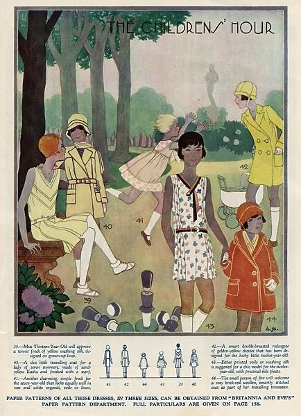Girls Fashions 1929