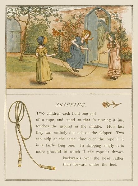 Girls Skipping  /  1889