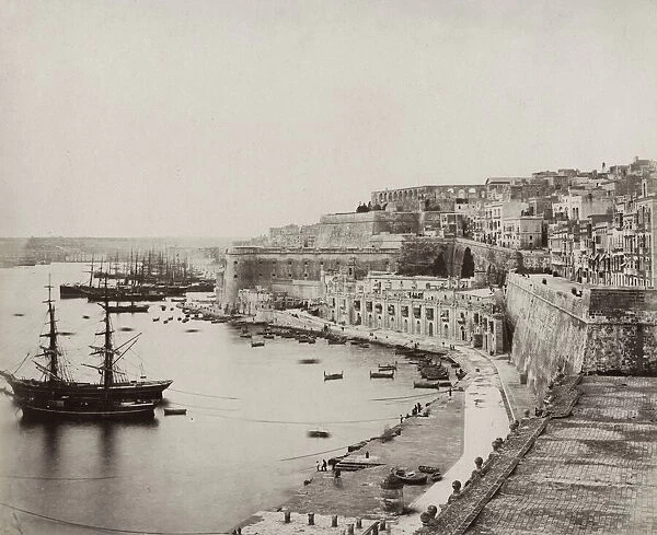 Grand Harbour at Valletta, Malta, c. 1880 s