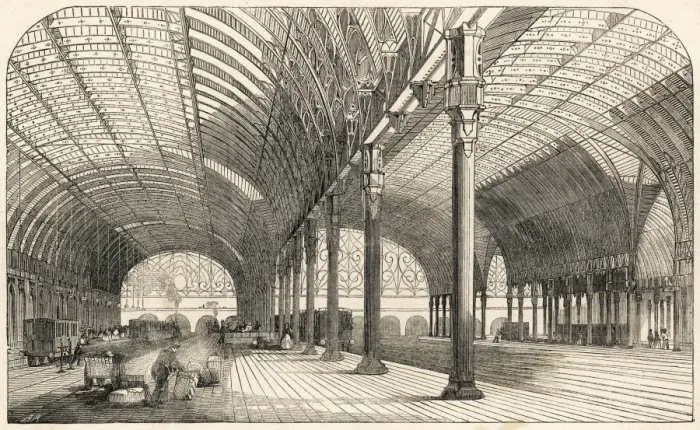 Framed Print : Paddington Station Print: Brunel's Great Western Railway Terminus