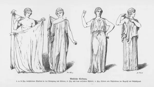 Ancient Greek Toga Chiton Art Prints, Posters Puzzles