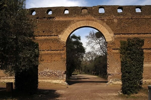 Hadrians Villa. Pecile. 2nd century. Italy