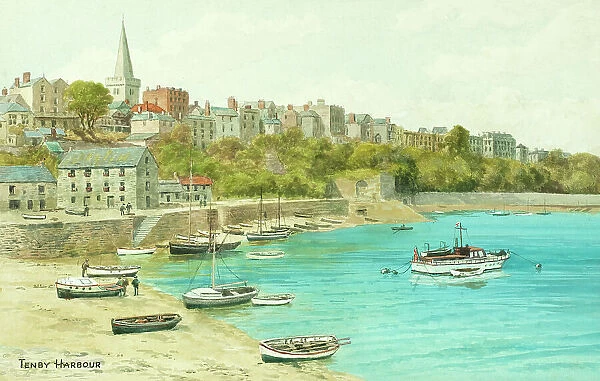 Harbour at Tenby, Pembrokeshire, South Wales