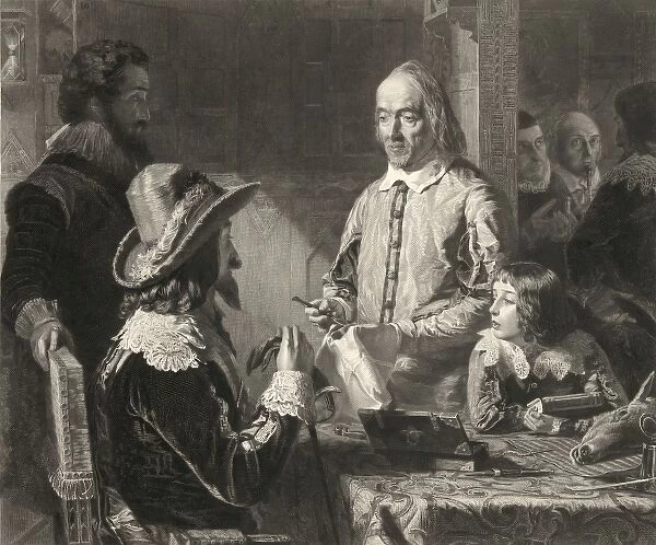 Harvey demonstrating to Charles the first his theory of the