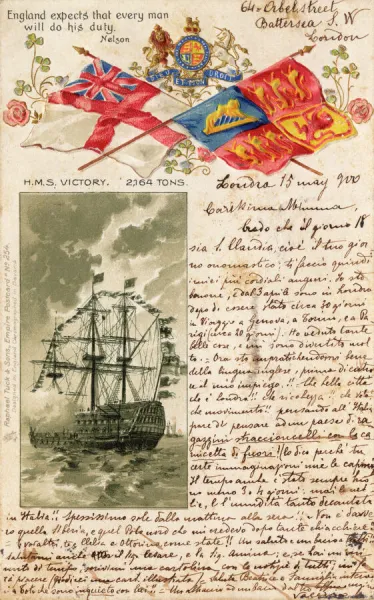 HMS Victory, Flags and Nelson Quote