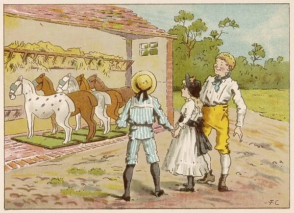 Horses in Stables 1884