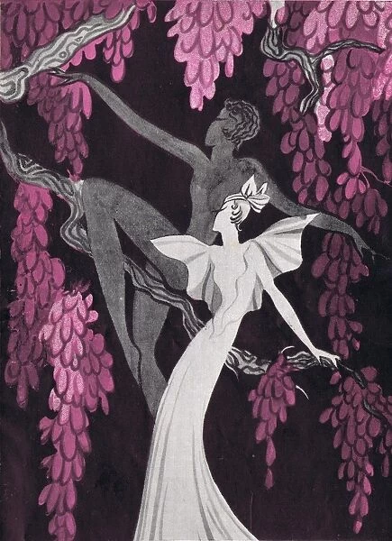 Illustration for the programme cover of Ca C est Paris, 1933