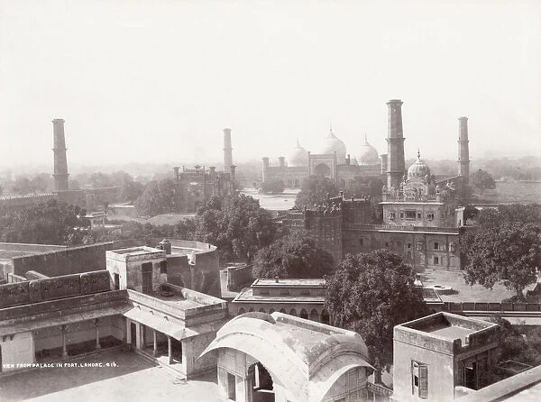 India, from the palace in the fort, Lahore, now Pakstan