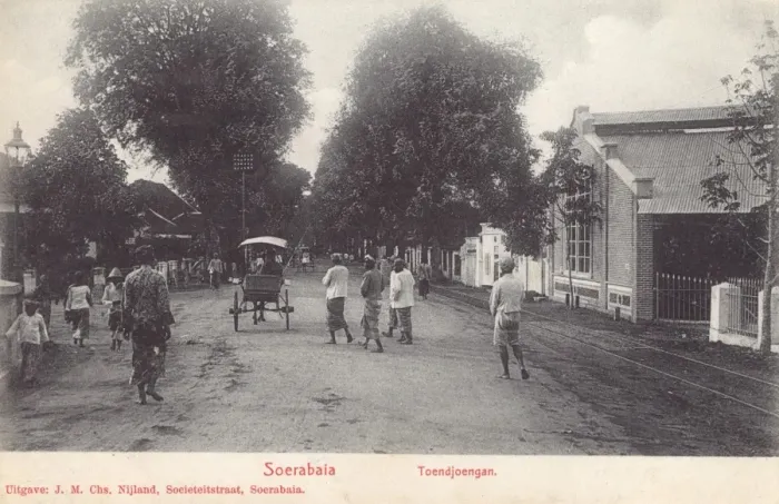 Framed Print : Early 20th Century Print of Surabaya, East Java Framed Print : Early 20th Century Print of Surabaya, East Java