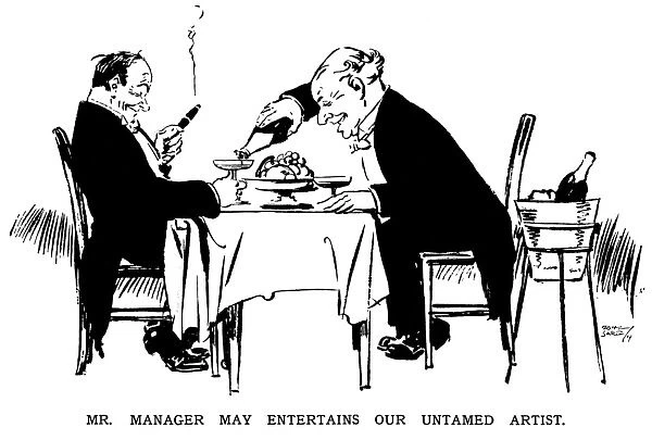 Jack May & Tony Sarg at Murrays Club, 1914