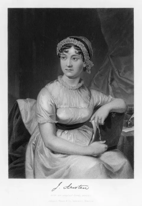 Framed Print : Jane Austen Print Framed Print : Jane Austen Print