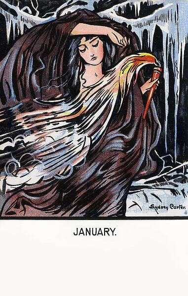 January. Goddess Vesta