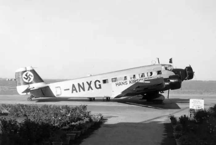 Framed Print of Junkers Ju 52 3m Side View Print D-ANXG Lufthansa
