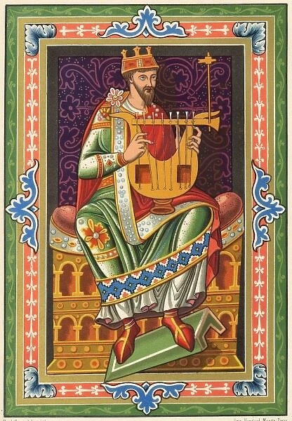 King Plays Psaltery