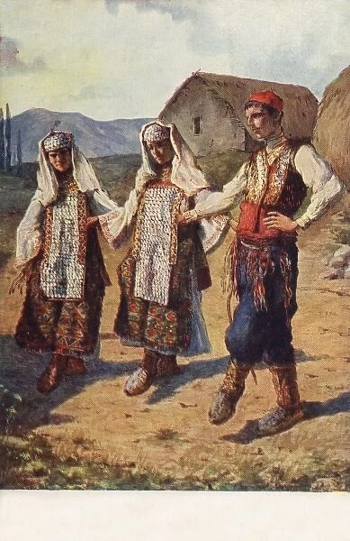Kosovo - traditional national dance