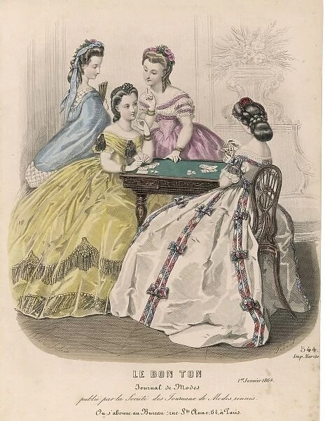 Ladies Playing Cards