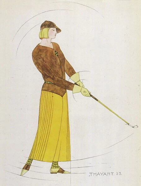 Lady Golfers Outfit. What every lady golfer should have worn in 1924