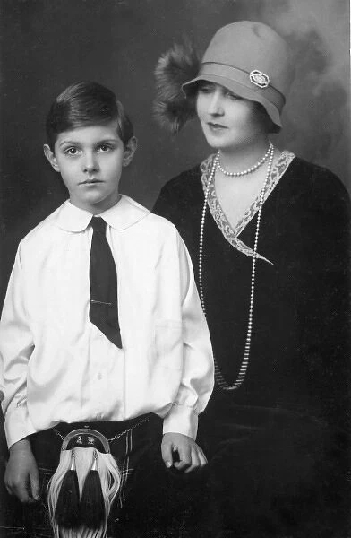 Lady Patricia Ramsay and her son